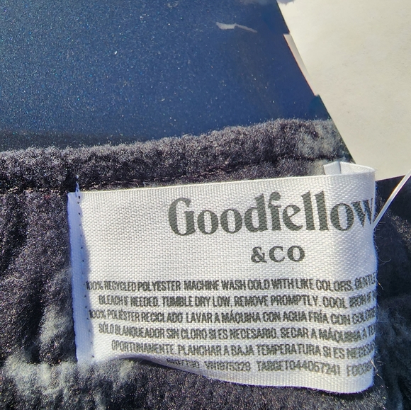 Goodfellow & Co. Microfleece Black print pants pajamas / sleepwear - Picture 5 of 8